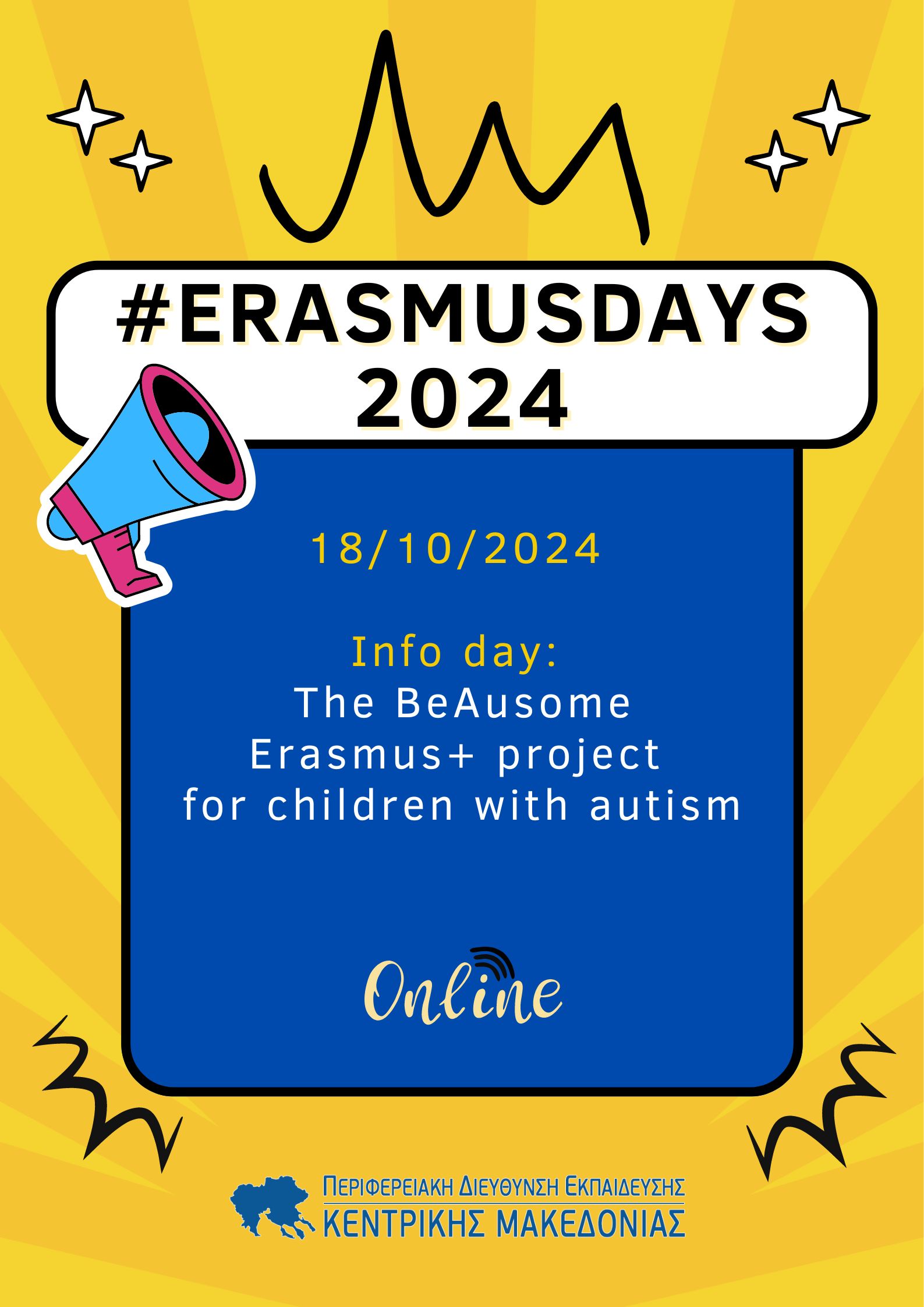 Erasmus Day: 18/10/2024_The BeAusome Erasmus+ project for children with autism